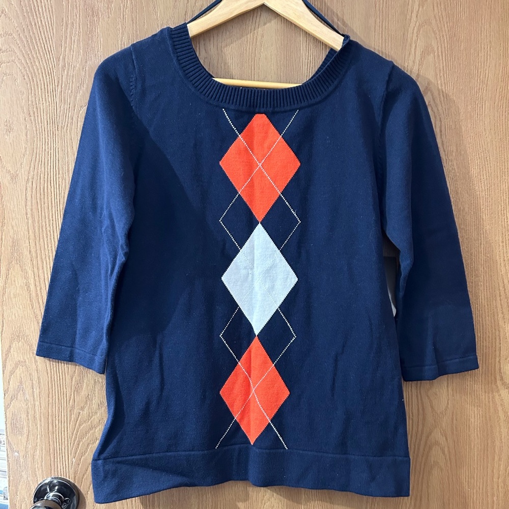 Argyle sweater